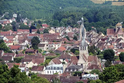 Le centre historique de Provins vu depuis la tour de César