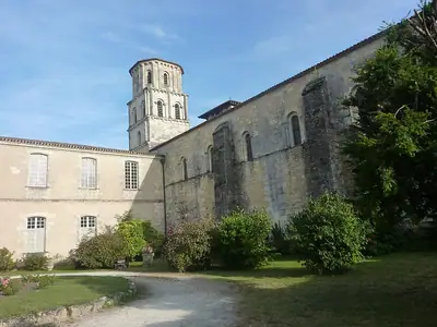 The former abbey of Saint-Pierre at Vertheuil