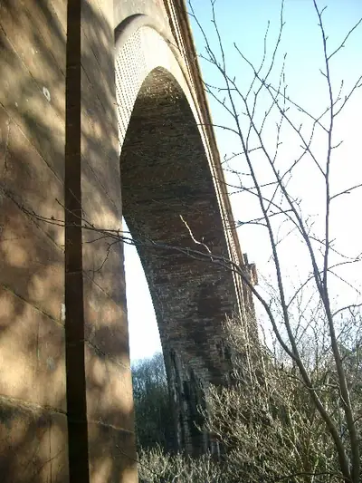 El viaducto de Ballochmyle sobre el río Ayr