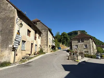 The village of Baume-les-Messieurs