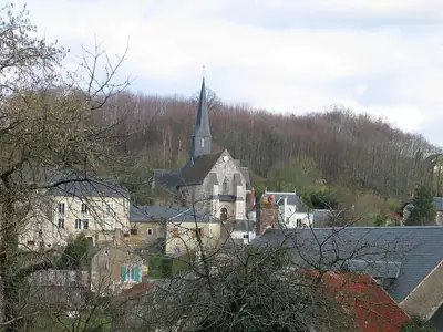 Het dorp Beaumont-Pied-de-Bœuf