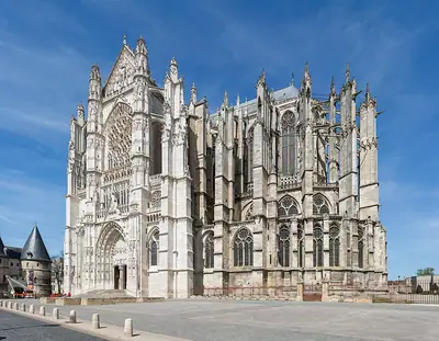 El exterior de la catedral de Beauvais
