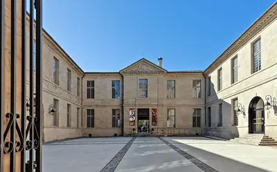 Le musée Goya à Castres, vu depuis la cour intérieure
