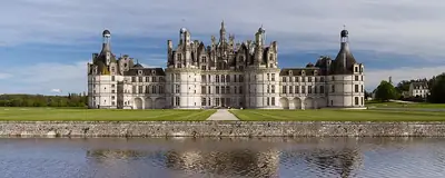 The north-west façade of the Château de Chambord