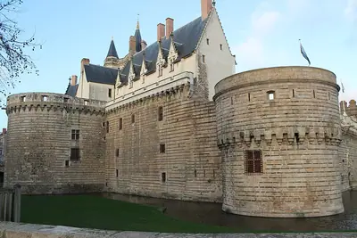 Het kasteel van de hertogen van Bretagne in Nantes