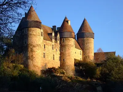 The Château de Culan above the Arnon valley