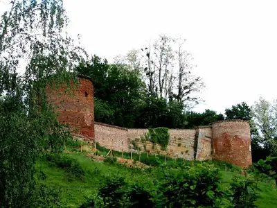 Ruïnes van het oude kasteel van Châtillon-sur-Chalaronne