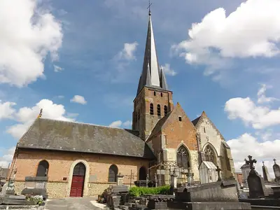 De kerk Saint-Rémi in Crécy-sur-Serre