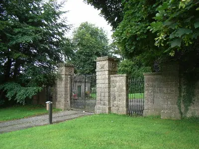 The entrance gates of the Ardbraccan estate