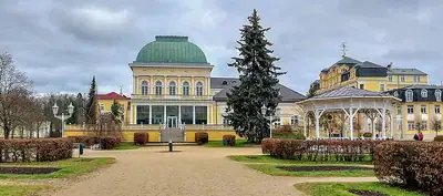 Het centrum van Františkovy Lázně