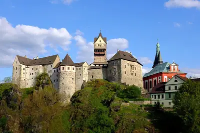 Kasteel Loket boven de Ohře
