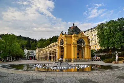 De colonnade in Mariánské Lázně