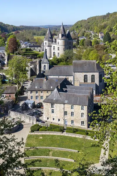 The castle, church and former convent of Durbuy