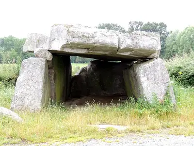 Le dolmen de la Pierre couverte à Duneau
