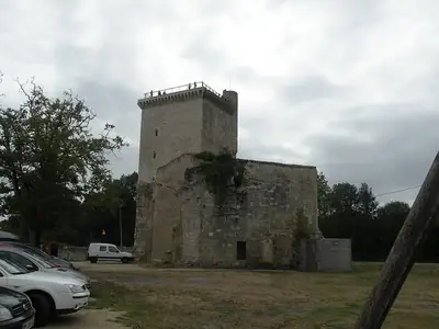 De Tour de l’Honneur, donjon van het voormalige kasteel van Lesparre