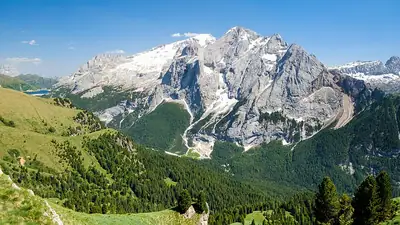 Le massif de la Marmolada