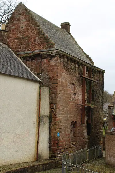 El castillo de Mauchline, también llamado torre del abad Hunter