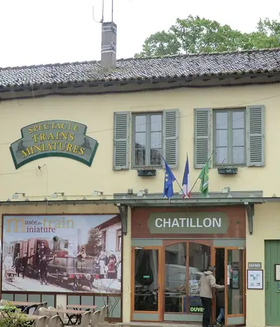Het museum van de miniatuurtrein in Châtillon-sur-Chalaronne