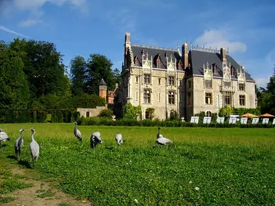 The Parc de Clères with its château