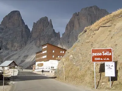Le sommet du col de Sella