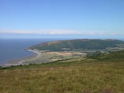 Das Porlock Vale am Rand des Exmoor