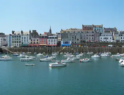 De haven van Rosmeur in Douarnenez
