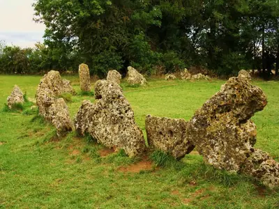Le cercle de pierres des King’s Men aux Rollright Stones