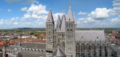 Panorama der Kathedrale von Tournai